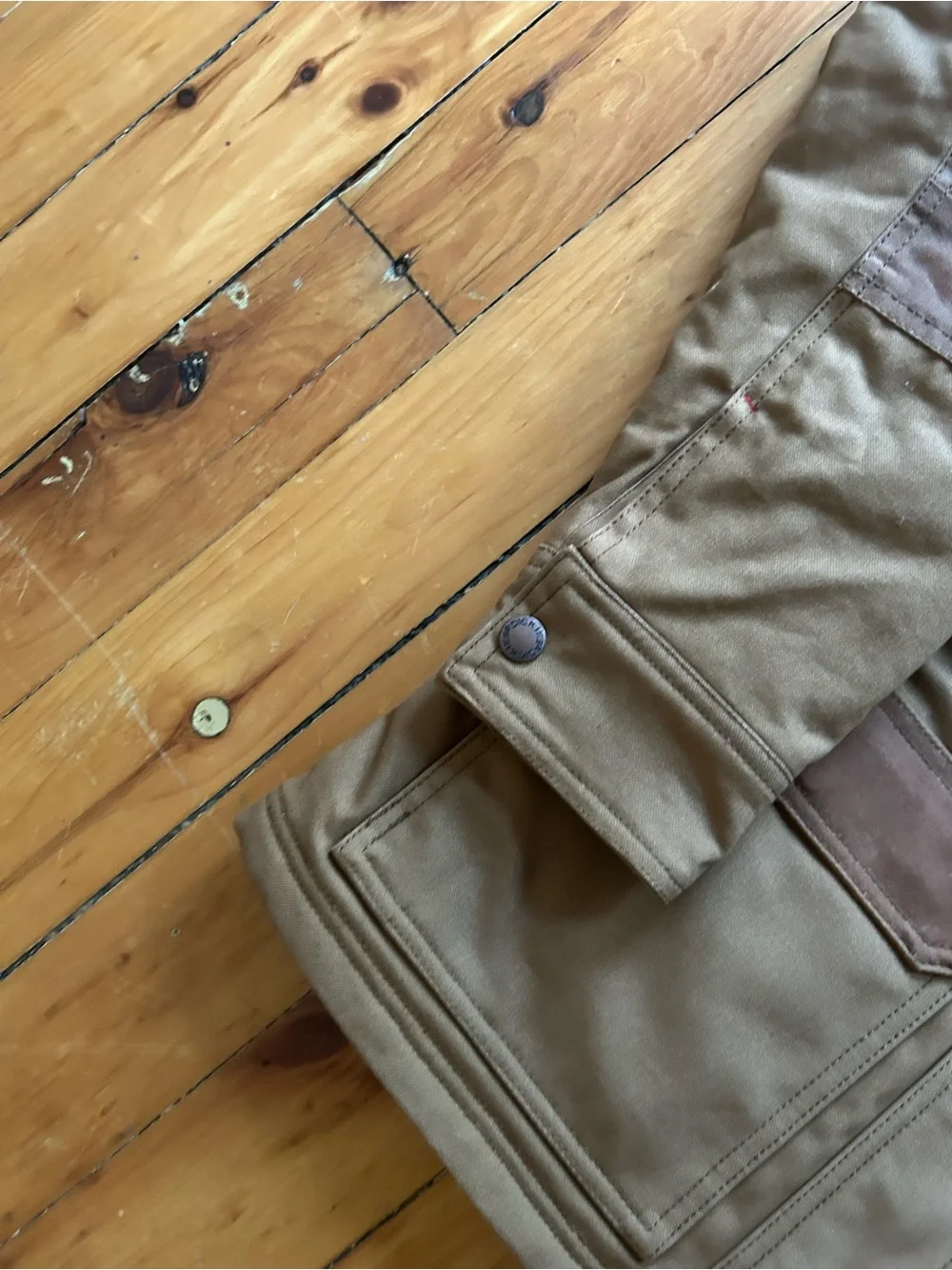 NWT Dickies brown tan women’s waxed canvas chores coat xl